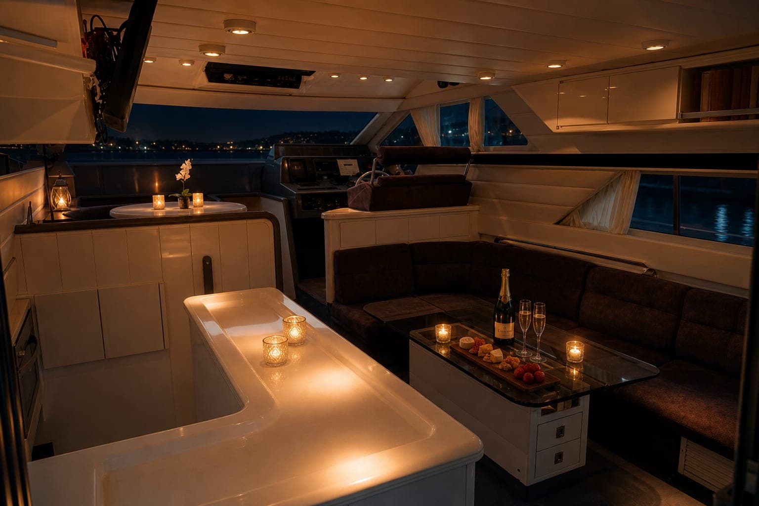 Noche romantica en yate privado — foto 6
