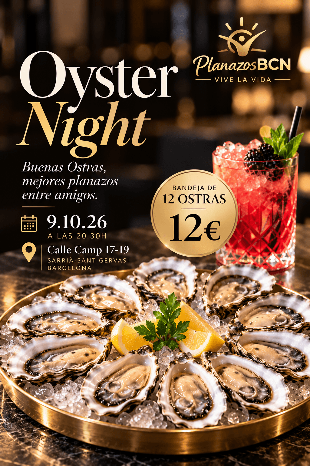 Noche de ostras 🦪 