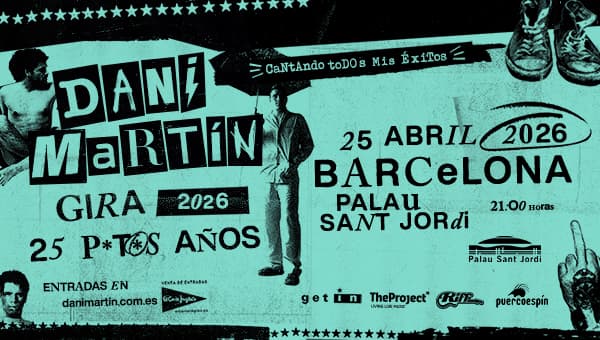 Concierto de Dani Martín – gira "25 P*t*s Años"