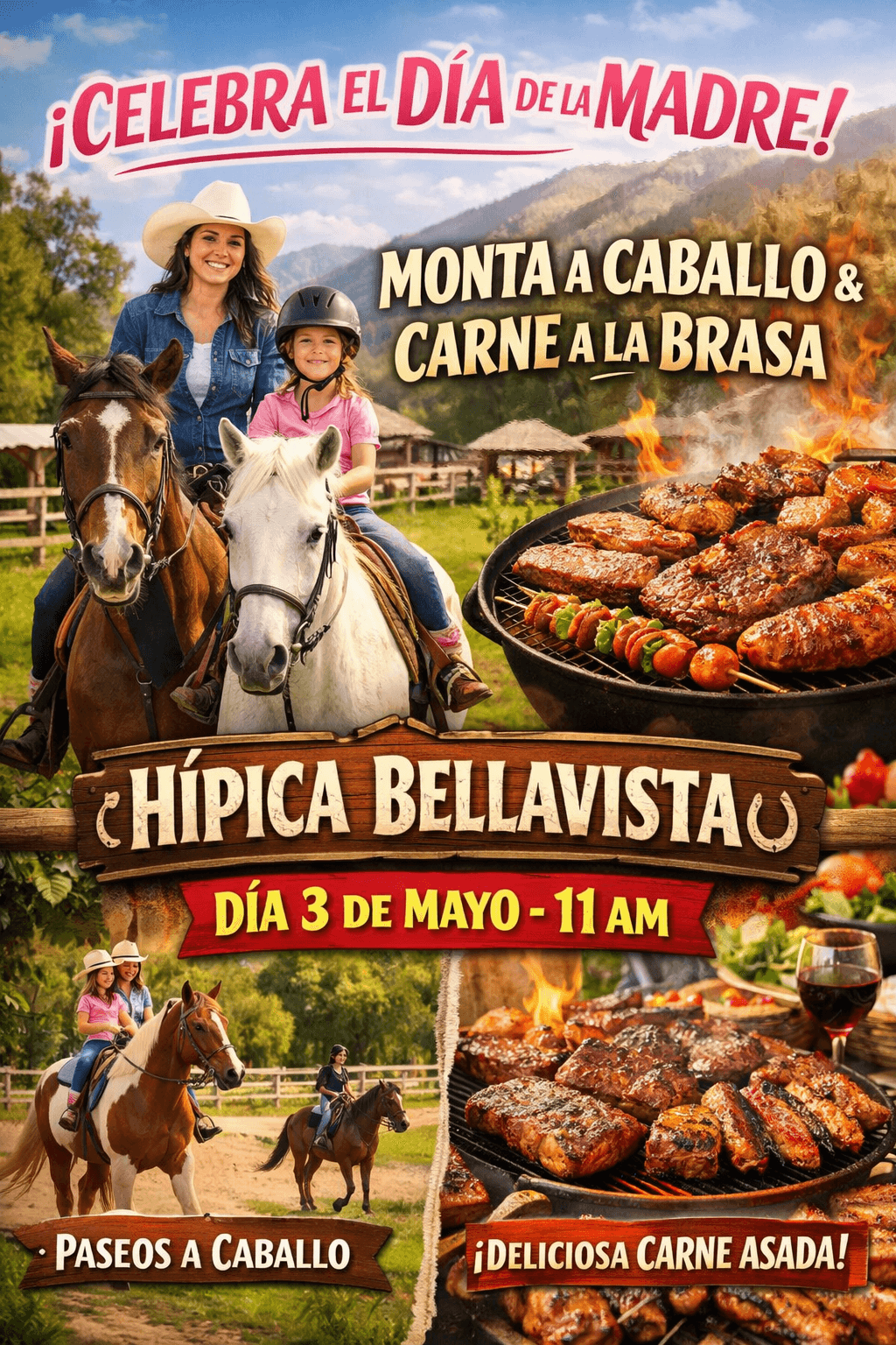 Paseo a caballo 1h