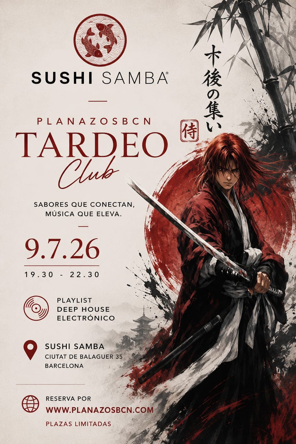 SUSHI SAMBA TARDEO AFTERWORK