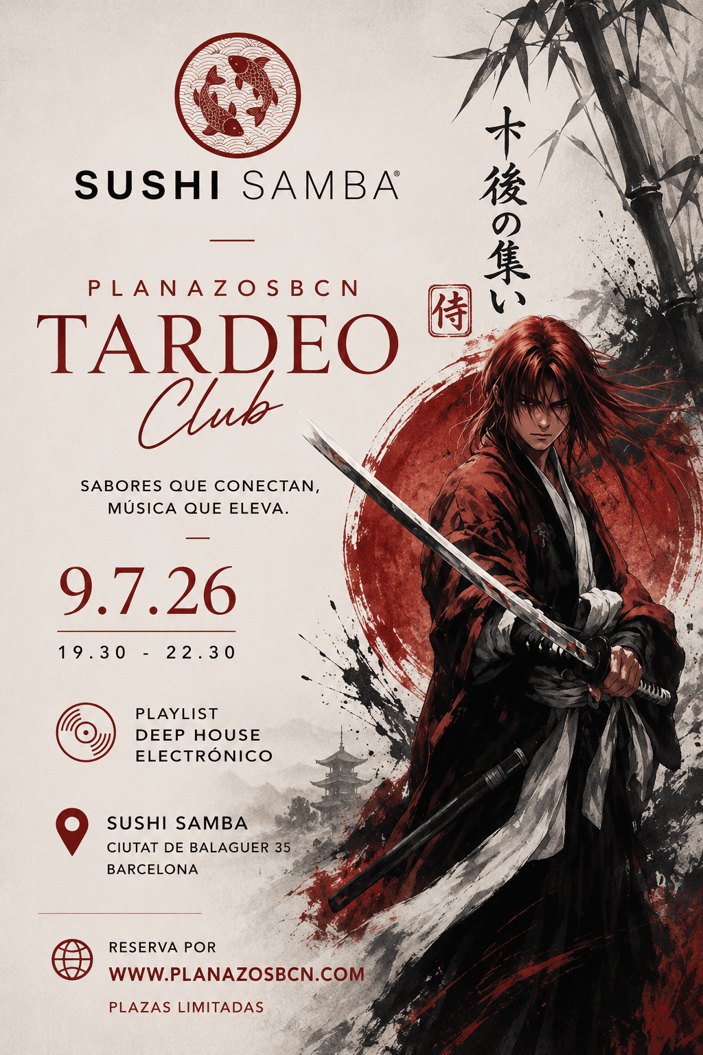 SUSHI SAMBA TARDEO AFTERWORK