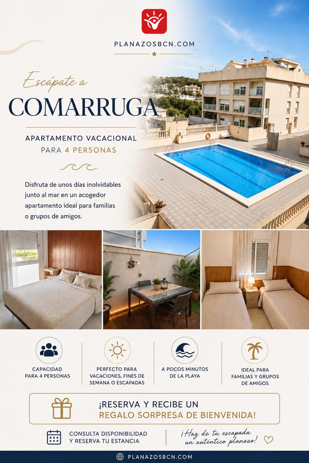 ESCAPADA A COMARRUGA🏖️ 3N