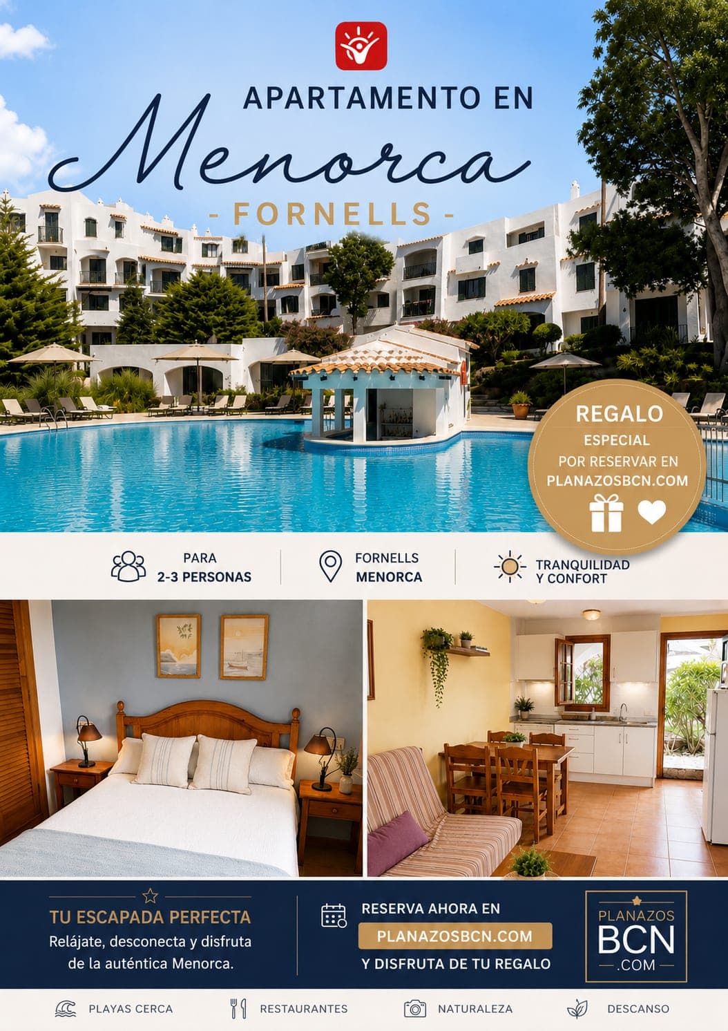 Apartamento en Menorca FORNELLS