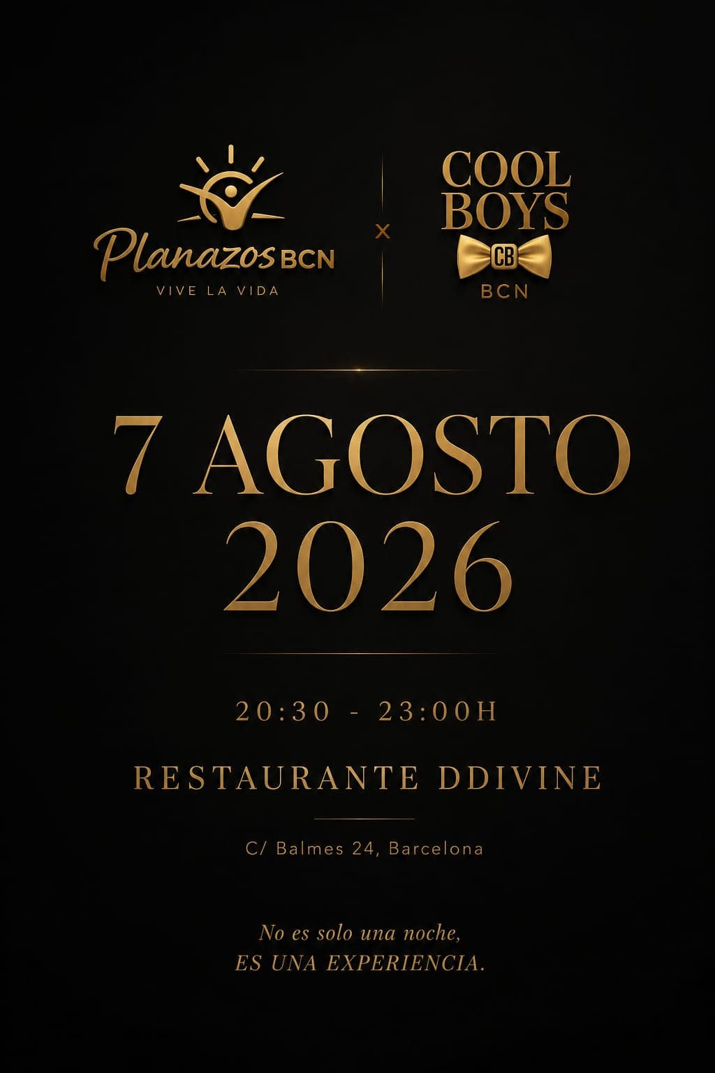 Espectaculo+cena Coolboys BCN